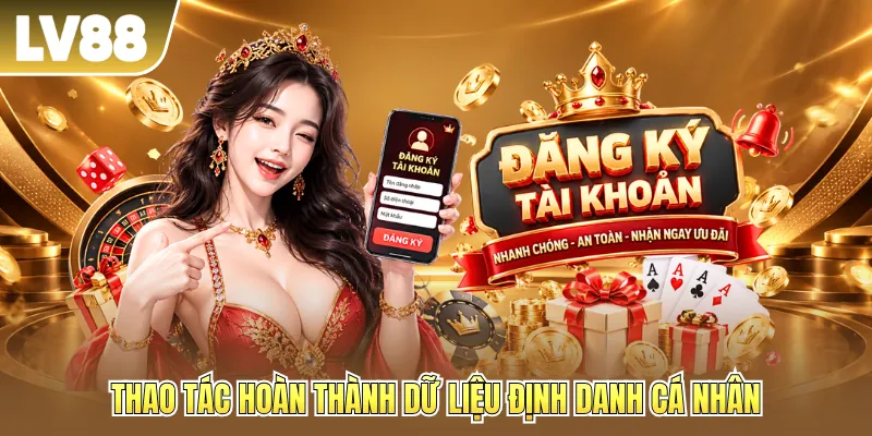 Thao tác hoàn thành dữ liệu định danh cá nhân