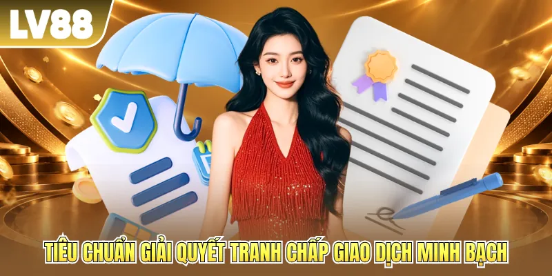 Tiêu chuẩn giải quyết tranh chấp giao dịch minh bạch Tiêu chuẩn giải quyết tranh chấp giao dịch minh bạch